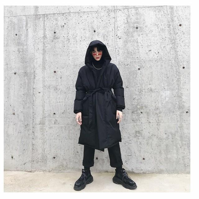 新品 メンズ ファッション 韓国 ロングコート オーバーコート フーディー トレンチコート フード 中綿 ゆったり ゆったり ロングスリー 長袖 長袖 Option 2 M Binghamtonhots Com
