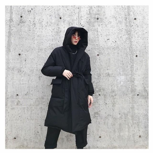 新品 メンズ ファッション 韓国 ロングコート オーバーコート フーディー トレンチコート フード 中綿 ゆったり ゆったり ロングスリー 長袖 長袖 Option 2 M Binghamtonhots Com