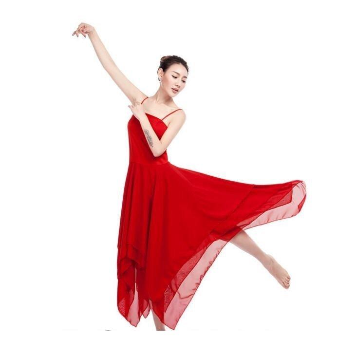 バレエダンスワンピース キャミソールフレアワンピース モダンダンス衣装 社交ダンスシフォン三枚重ね タレッスン練習舞台衣装 団体ウエア 演出ドレス P マユポポ 通販 Yahoo ショッピング