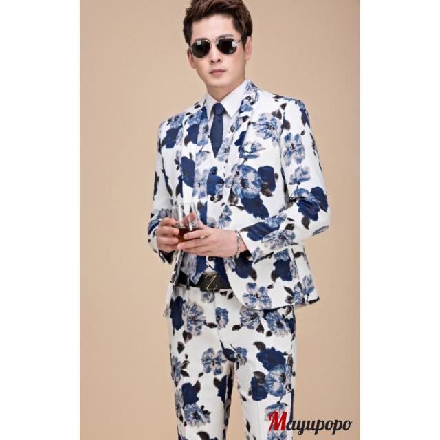 レビュー高評価の商品 メンズスーツセット2点セットアップ カジュアルスーツ 男性用舞台服 司会者コスプレスーツ ステージ撮影衣装 結婚式イベントタキシ 長袖 Option 2 Xl Jalapamax Tur Br