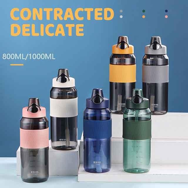 水筒 大容量 直飲み おしゃれ 1リットル ジム 運動 ヨガ 体操 トレーニング スムージー シェイカー グラデーションスポーツカップ 6色 P マユポポ 通販 Yahoo ショッピング