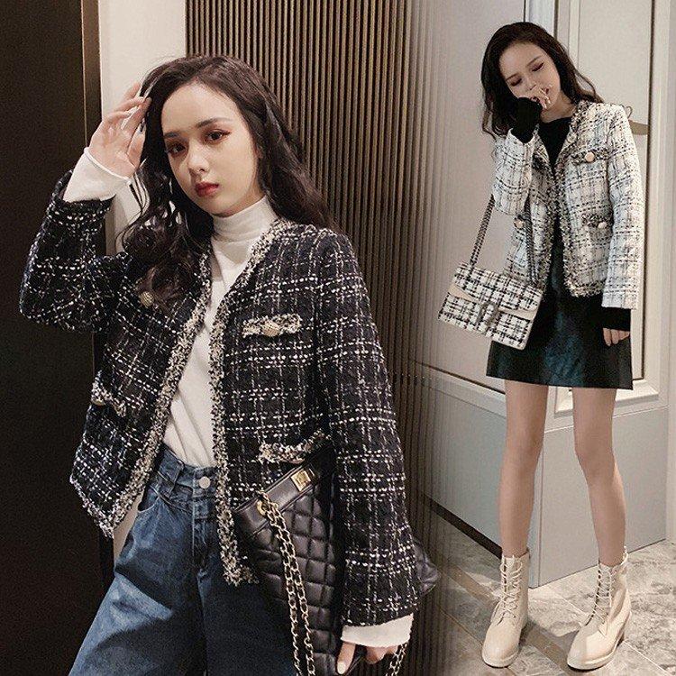 コート ツイードコート レディース ツイードコートショート丈 ラメいりツイードジャケット 秋冬 40代 チェック柄スーツコートオシャレ 結婚式 パーティー P マユポポ 通販 Yahoo ショッピング