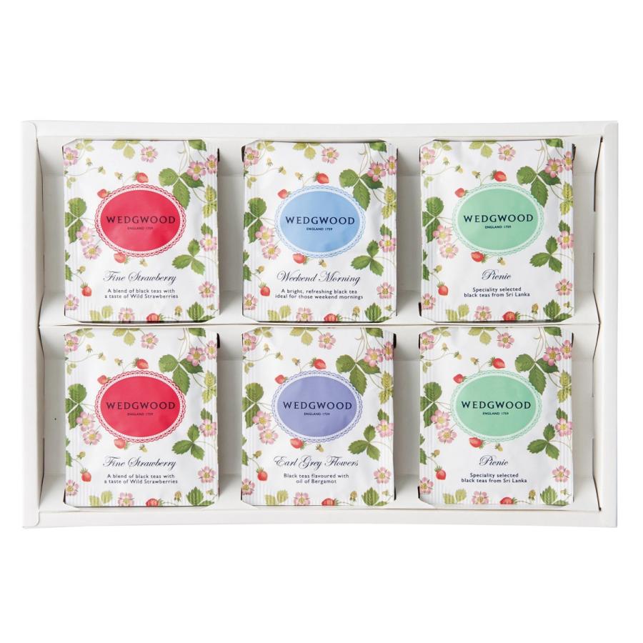 紅茶 ギフト ブランド ティーバッグ 手土産 おしゃれ 贈り物 プレゼント 送料無料 ウェッジウッド ワイルド ストロベリー ティーバッグセット 12袋 02 マユギフト ヤフー店 通販 Yahoo ショッピング