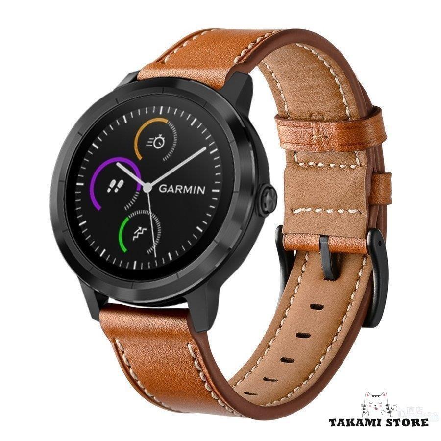 GARMIN ガーミン vivoactive 3/music ForeAthlete 245/Music 用ベルトバンドHUAWEI WATCH GT/GT 2/GT 2e 46mmシリーズ用交換本革レザーベルトバンド｜mayumicrystal｜17