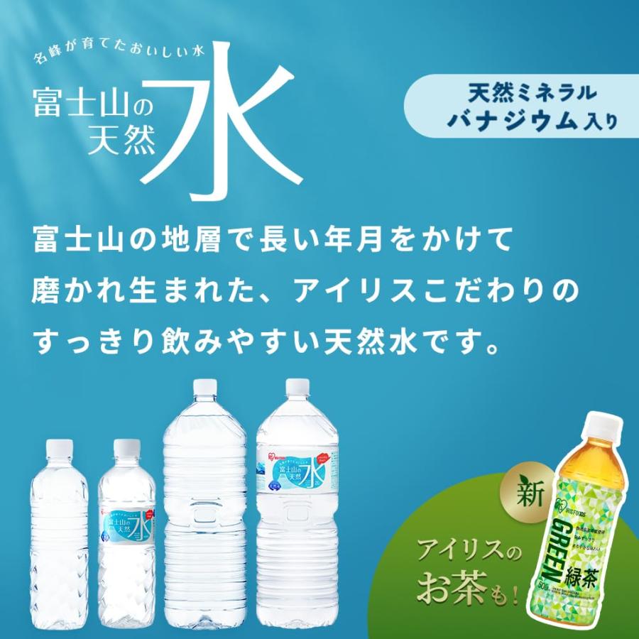 アイリスオーヤマ 天然水 500ml ×24本 富士山の天然水 バナジウム含有