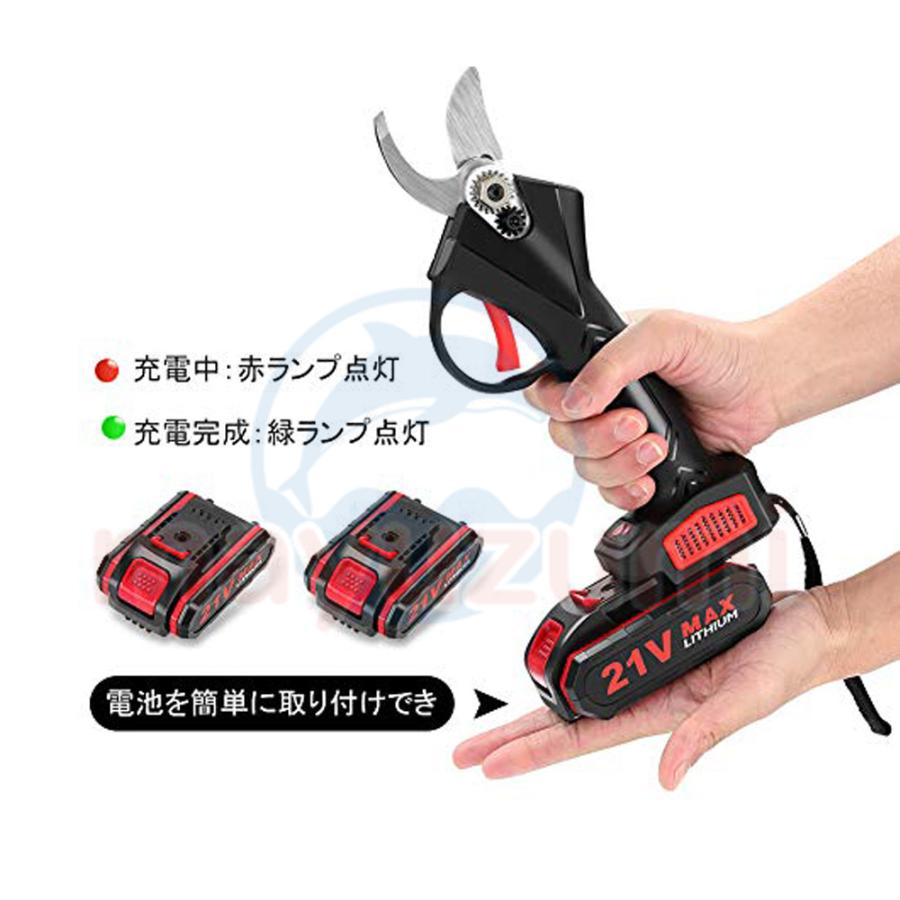 剪定ばさみ 電動剪定バサミ 電動ハサミ 18Vバッテリー対応 剪定ばさみ 電動剪定バサミ 電動ハサミ 18Vバッテリー対応