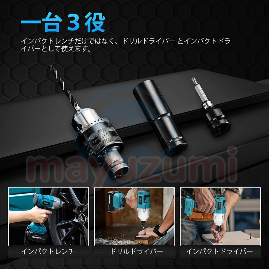 即納 インパクトレンチ 電動 バッテリー付き タイヤ交換 18V 即納 インパクトレンチ 電動 バッテリー付き タイヤ交換 18V