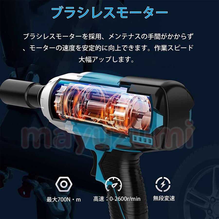 即納 インパクトレンチ 電動 バッテリー付き タイヤ交換 18V 即納 インパクトレンチ 電動 バッテリー付き タイヤ交換 18V