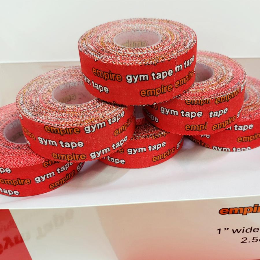 Empire Protape [エンパイア プロテープ]　　箱売り/ボックス　GYMテープ（赤）Red Fusion　2.5cm×13m　 BOX（12ロール入り）｜mazafight｜03