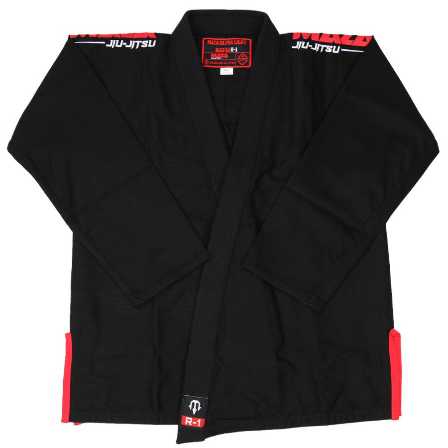 MAZA［マザ］ BJJ Gi ブラジリアン柔術着 ウルトラライト R-1（黒）※白