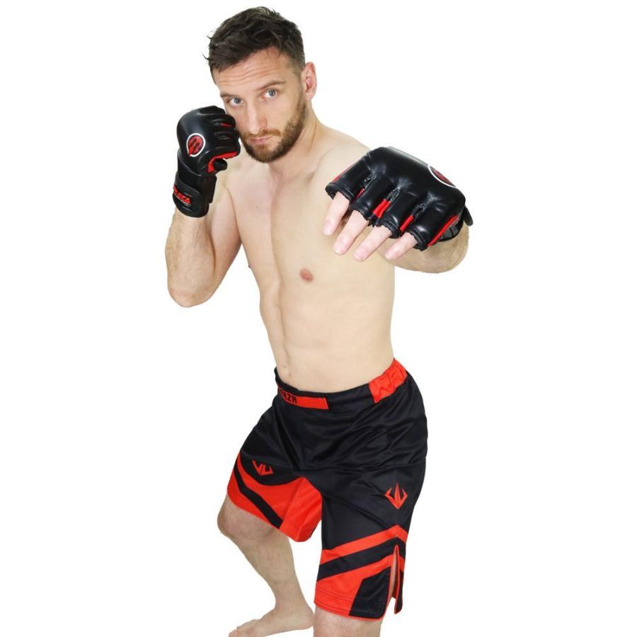 MAZA［マザ］MMA プロ ファイトグローブ（黒） ／ Pro Fight Gloves - オープンフィンガーグローブの画像