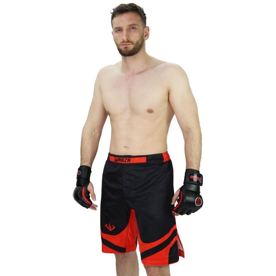 MAZA［マザ］MMA プロ ファイトグローブ（黒） ／ Pro Fight Gloves - オープンフィンガーグローブの画像