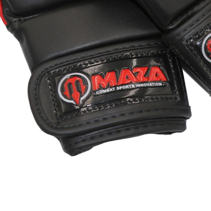MAZA［マザ］MMA プロ ファイトグローブ（黒） ／ Pro Fight Gloves - オープンフィンガーグローブの画像