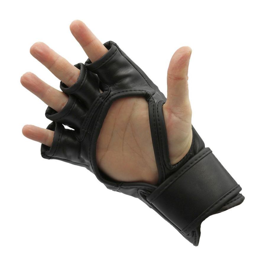 MAZA［マザ］MMA プロ ファイトグローブ（黒） ／ Pro Fight Gloves - オープンフィンガーグローブの画像