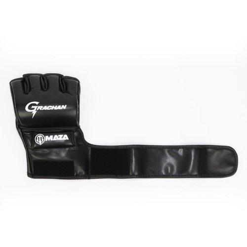 MAZA［マザ］ GRACHAN 公式 MMA プロ ファイトグローブ Ver.2 （黒）／ Pro Fight Gloves - オープンフィンガーグローブの画像