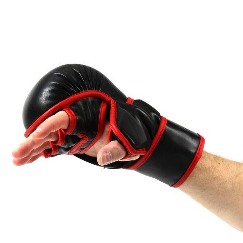 MAZA［マザ］ MMA パウンドグローブ Ver.2（黒/赤）／ Pound Gloves - Black/Redの画像