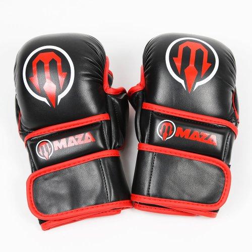 MAZA［マザ］ MMA パウンドグローブ Ver.2（黒/赤）／ Pound Gloves - Black/Redの画像