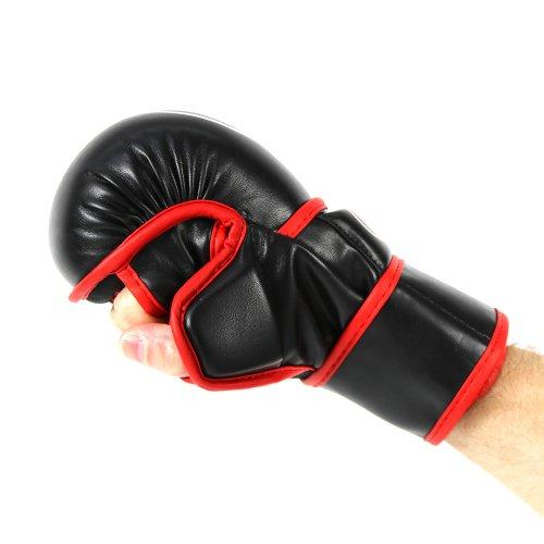 MAZA［マザ］ MMA パウンドグローブ Ver.2（黒/赤）／ Pound Gloves - Black/Redの画像