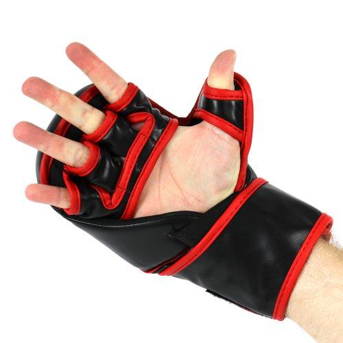 MAZA［マザ］ MMA パウンドグローブ Ver.2（黒/赤）／ Pound Gloves - Black/Redの画像