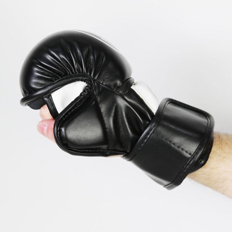 MAZA［マザ］ MMA パウンドグローブ Ver.2（黒/白）／MMA Pound Gloves - Black/Whiteの画像