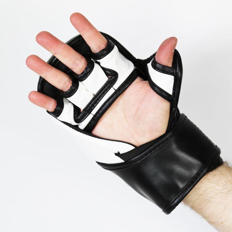MAZA［マザ］ MMA パウンドグローブ Ver.2（黒/白）／MMA Pound Gloves - Black/Whiteの画像