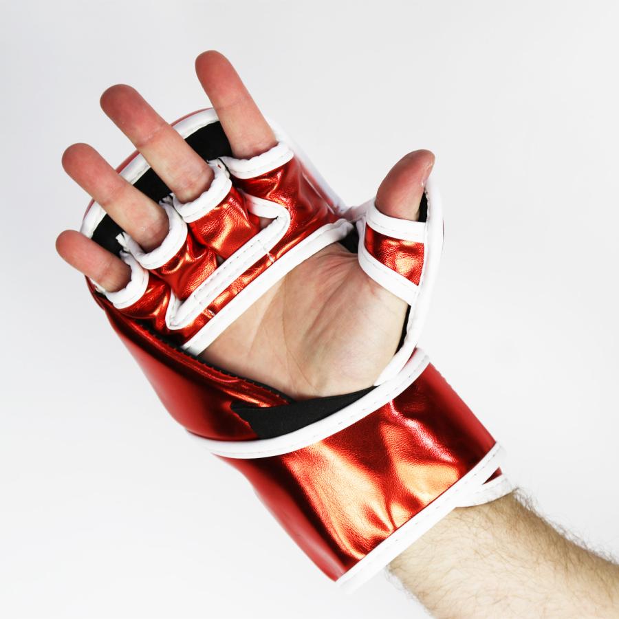 MAZA［マザ］ MMA パウンドグローブ Ver.2（メタルレッド）／Pound Gloves - Metal Red Ver2の画像