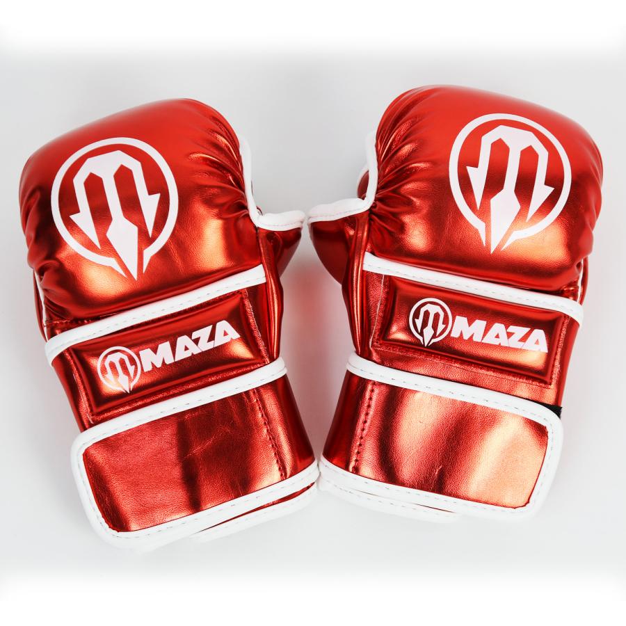 MAZA［マザ］ MMA パウンドグローブ Ver.2（メタルレッド）／Pound Gloves - Metal Red Ver2の画像