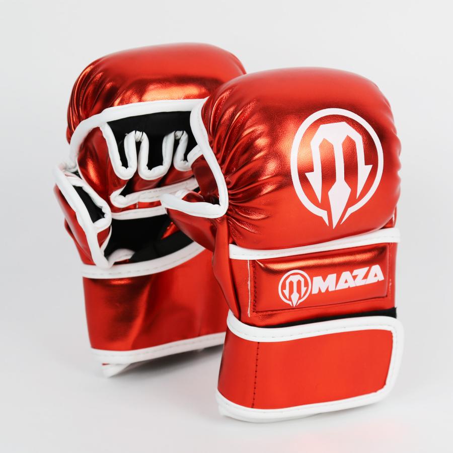 MAZA［マザ］ MMA パウンドグローブ Ver.2（メタルレッド）／Pound Gloves - Metal Red Ver2の画像