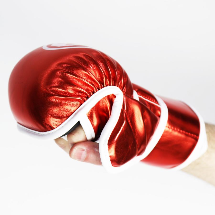 MAZA［マザ］ MMA パウンドグローブ Ver.2（メタルレッド）／Pound Gloves - Metal Red Ver2の画像