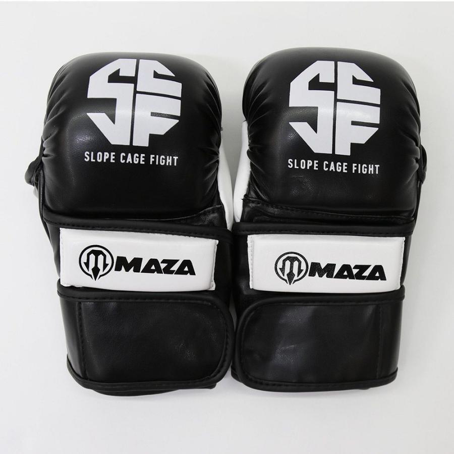 MAZA［マザ］ SCF 〜Slope Cage Fight〜 公式 MMA パウンドグローブ（黒）／Pound Gloves｜mazafight｜02