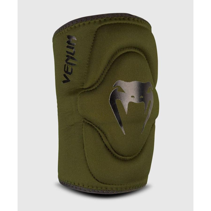Venum ヴェヌム ジェル ニーパッド Kontact コンタクト カーキ 黒 ペア Gel Knee Pads Khaki Black 感謝価格