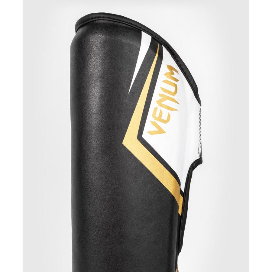 VENUM [ヴェヌム]　シンガード　Contender 2.0 - コンテンダー 2.0（黒/白/ゴールド）／ Shinguards - Black/White/Gold｜mazafight｜03