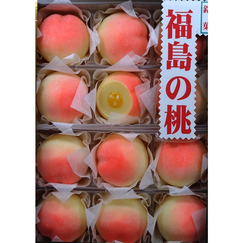 銘菓 福島の桃 12個入 まざっせこらっせ ふくしま 桃 もも 白桃 ふくしま 手土産 みやげ お土産 郡山銘販 観光応援 お取り寄せグルメ まざっせこらっせ Yahoo 店 通販 Yahoo ショッピング