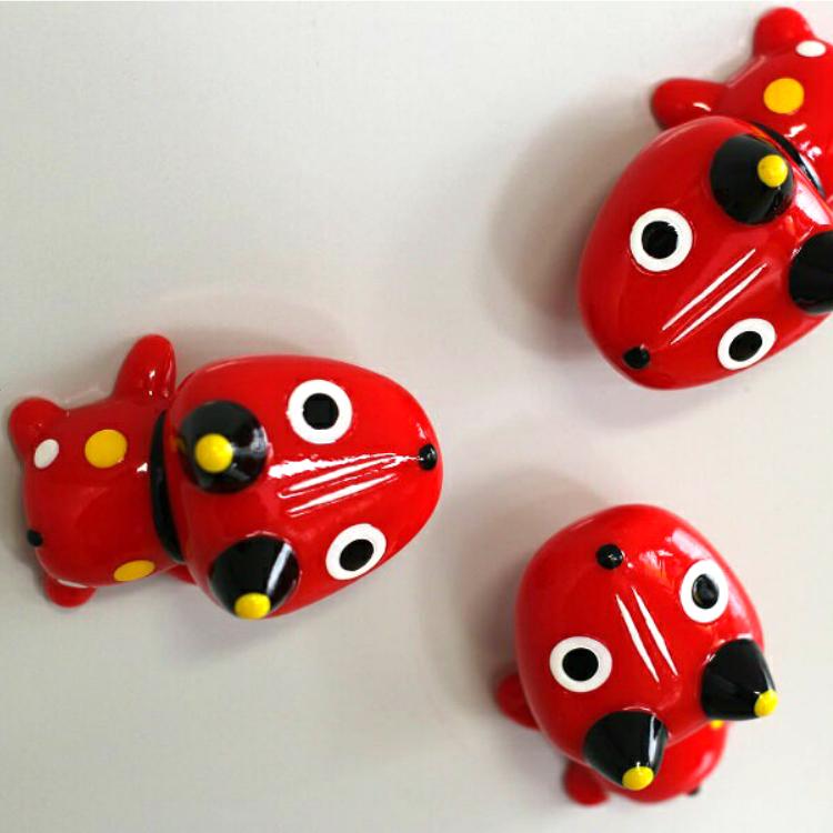 自宅や会社 贈り物にも 縁起が良いものなので喜ばれます 赤べこマグネット 1個 まざっせこらっせ Yahoo 店 通販 Yahoo ショッピング