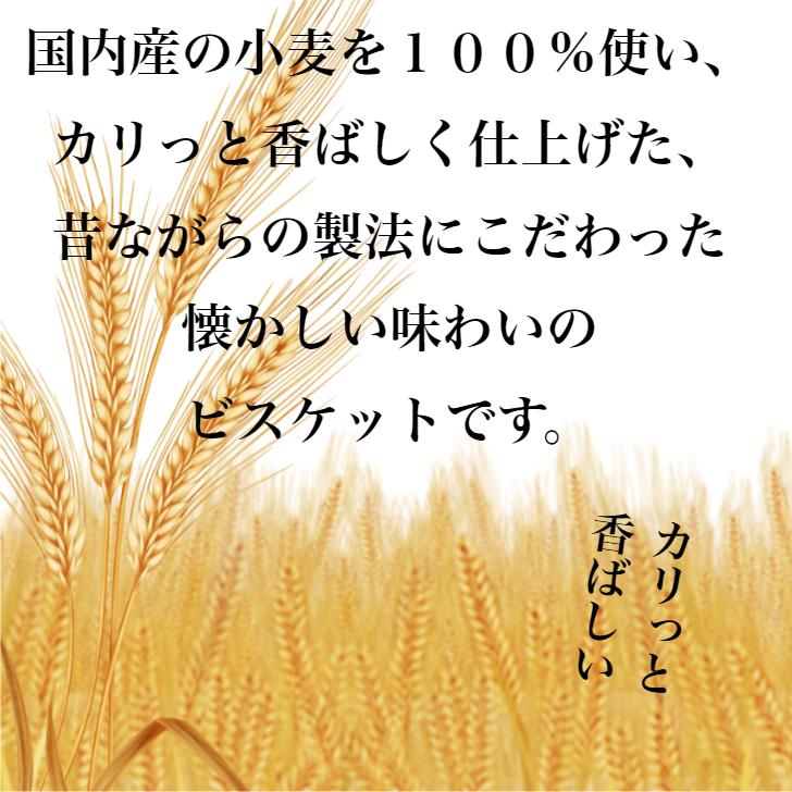 送料無料 こだわりビスケット (100g) 30袋セット 国内産小麦 ビスケット びすけっと クッキー クラッカー スイーツ 懐かしいビスケット｜mazassekorasse｜03