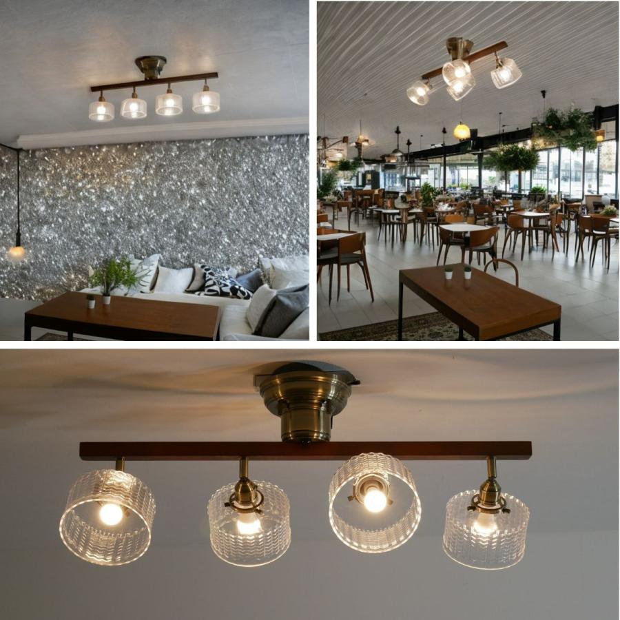 ＬＥＤ照明器具　４灯　天井直付型　シャンデリア シャンデリア 4灯 照明器具 LED 天井照明 シーリングライト 豪華 家電