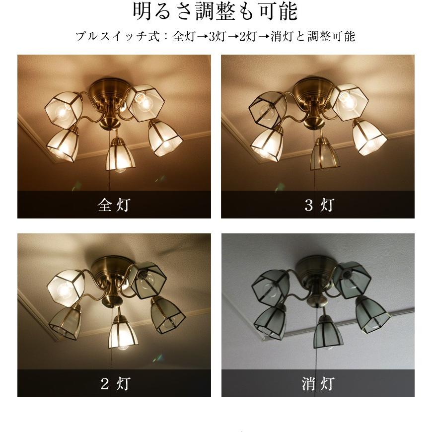 シャンデリア リビング 電気 照明 LED アンティーク 6畳 8畳 10畳 天井照明 照明器具｜mazazulamp｜09