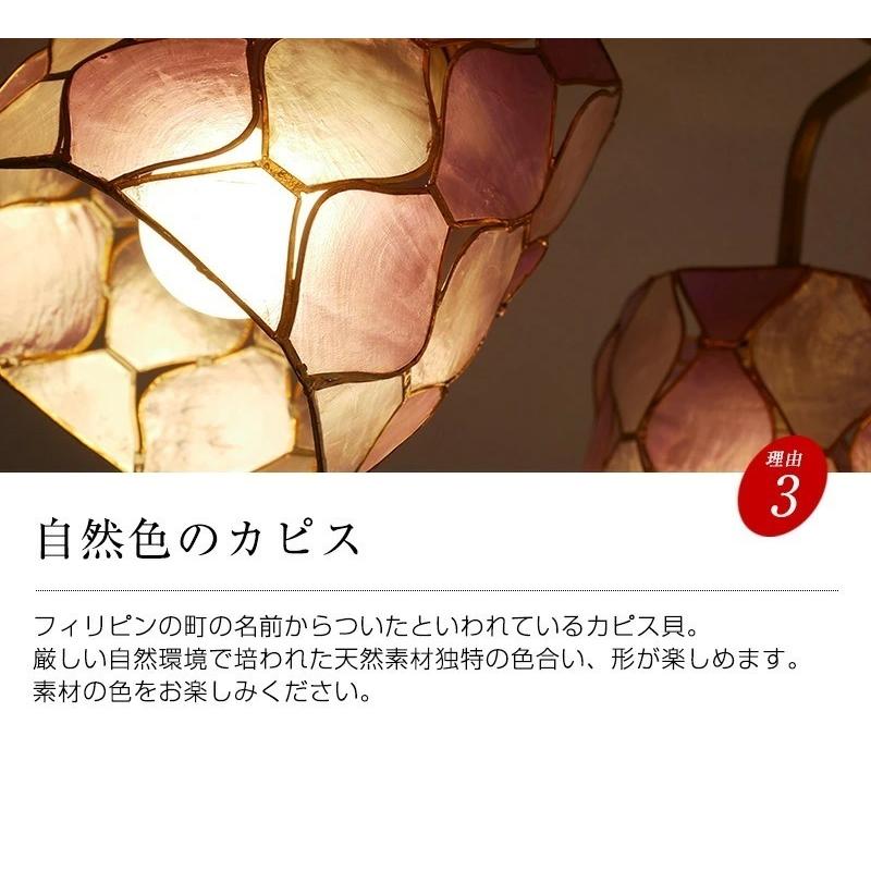 シャンデリア 照明 リビング ダイニング リモコン 天井照明 照明器具 明るい カピスシェード_10