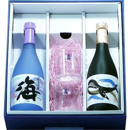 本格焼酎 2本入 大海酒造 大海酒造 芋焼酎 720ml2本グラス2個入大海人気のAセット : まじめ酒屋