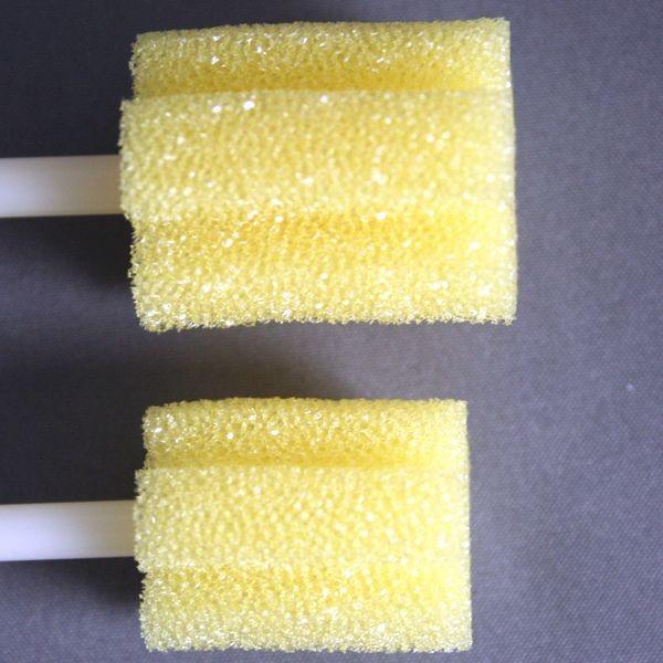 川本産業 カワモト マウスピュア口腔ケアスポンジ 紙軸 Mサイズ（50本