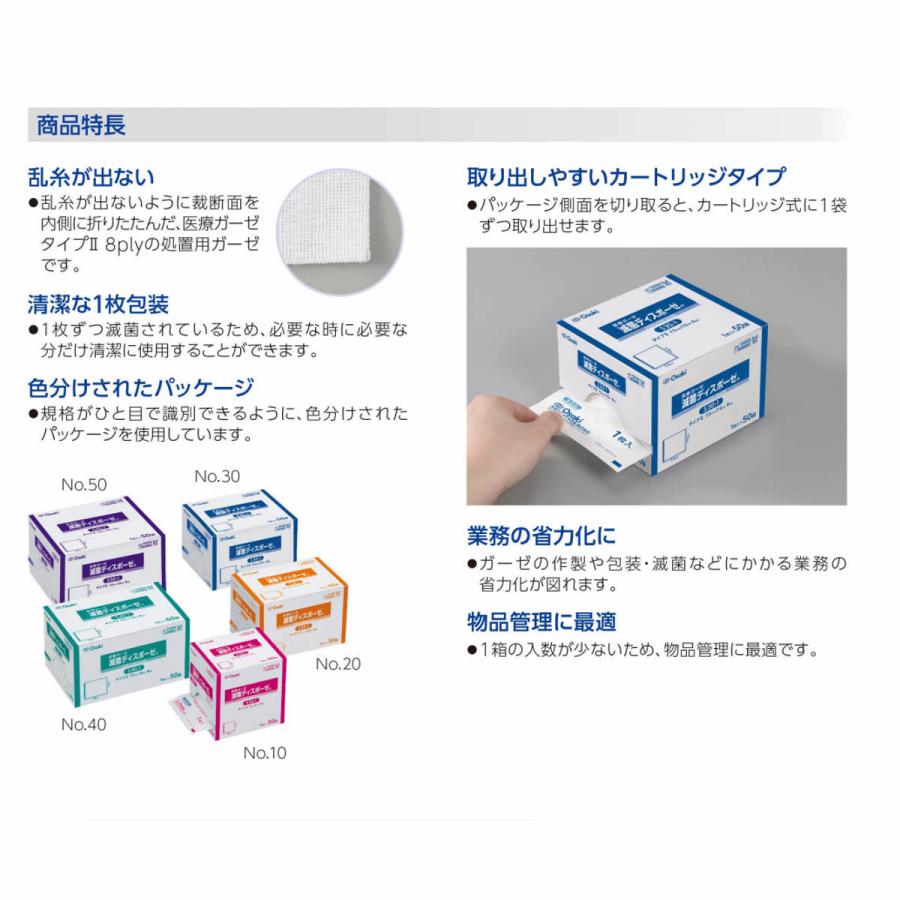 オオサキメディカル オオサキ 滅菌ディスポーゼ S20-1 (1枚×50袋入) 5