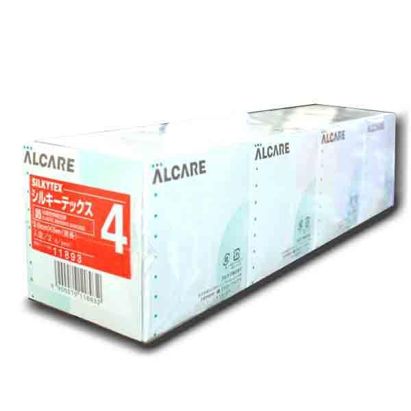 ALCARE（アルケア） シルキーテックス ホワイト 4号 3.8cm×5m 8巻入