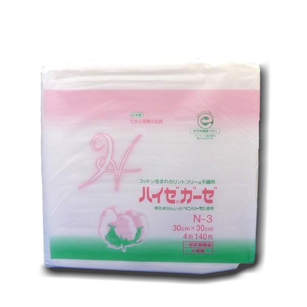 旭化成 ハイゼガーゼ N-3 30cm×30cm 4折 140枚入 : マービー商会 旭化成 ハイゼガーゼ N-3 30cm×30cm 4折 140枚入 : マービー商会