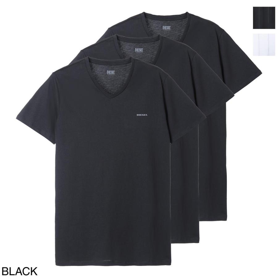 DIESEL ディーゼル Vネック Tシャツ 3枚セット メンズ umtee
