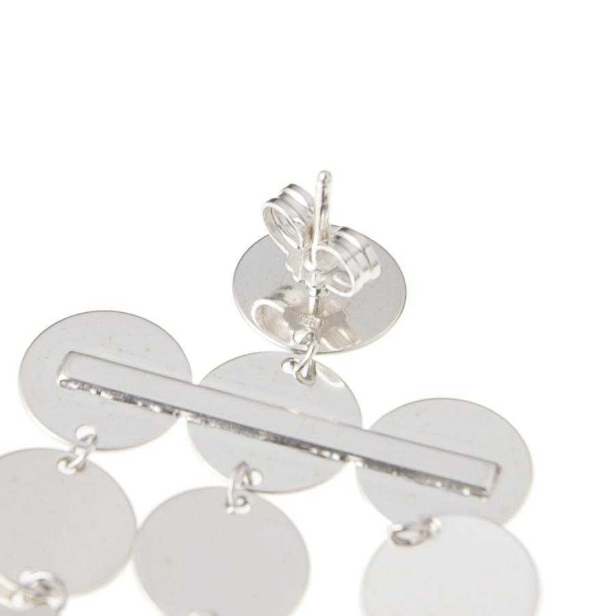 サスキアディツ SASKIA DIEZ ピアス PAILLETTES EARRINGS CHANDELIERS NO1 シルバー レディース 0130404-0000920-silverの画像