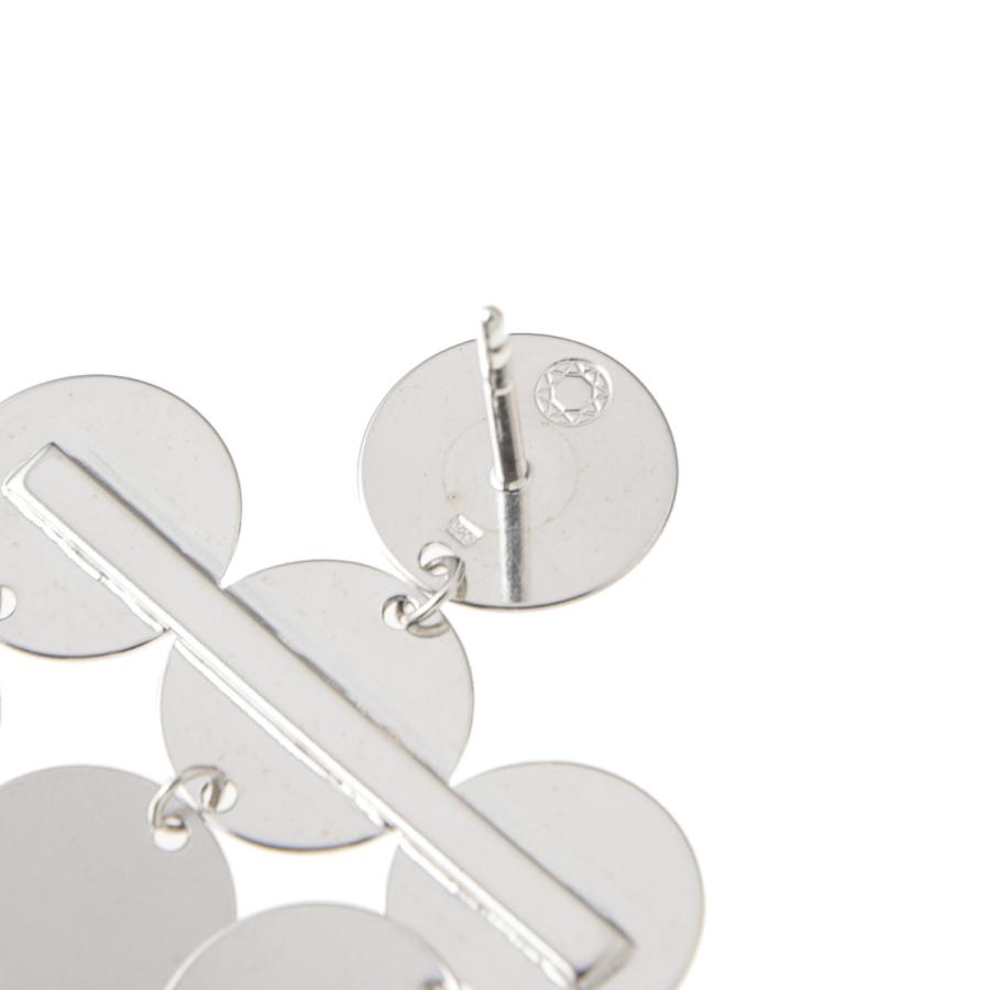サスキアディツ SASKIA DIEZ ピアス PAILLETTES EARRINGS CHANDELIERS NO1 シルバー レディース 0130404-0000920-silverの画像