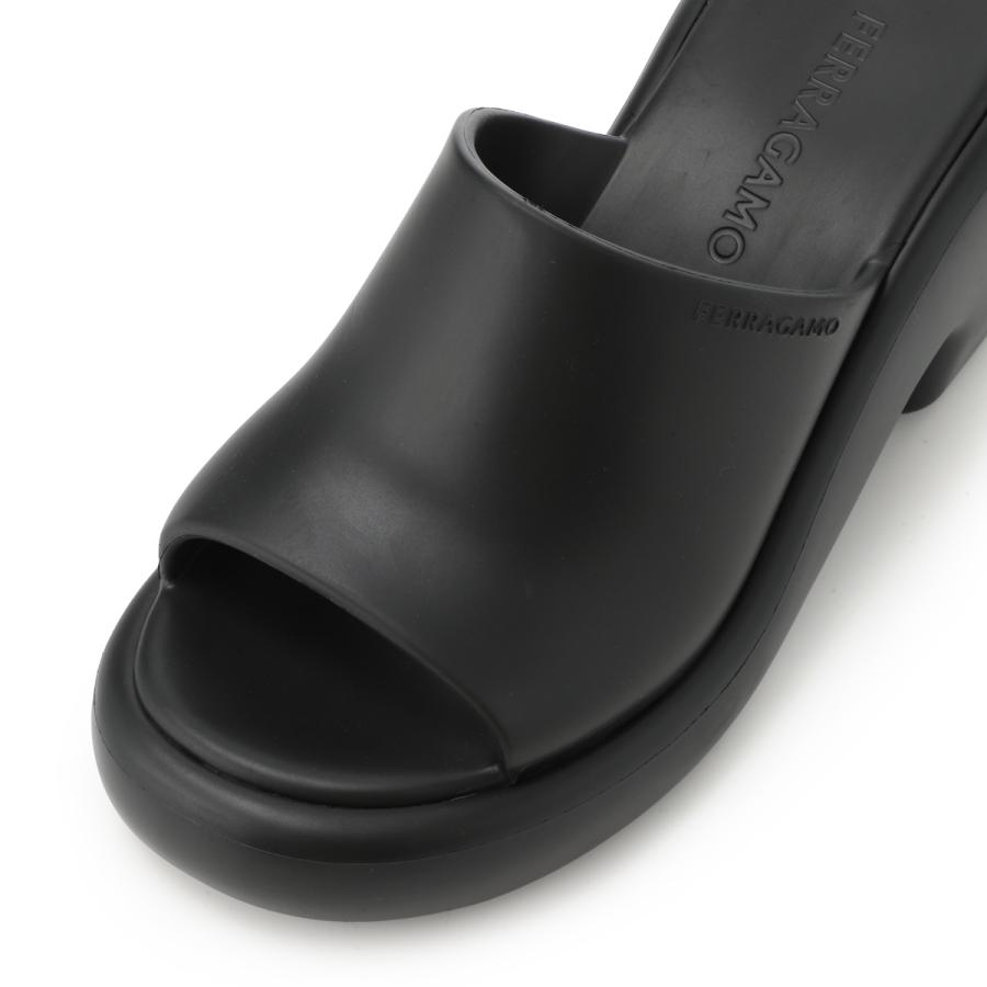 フェラガモ　サンダル　黒　7サイズ FERRAGAMO（フェラガモ） サンダル DEVA ブラック レディース deva