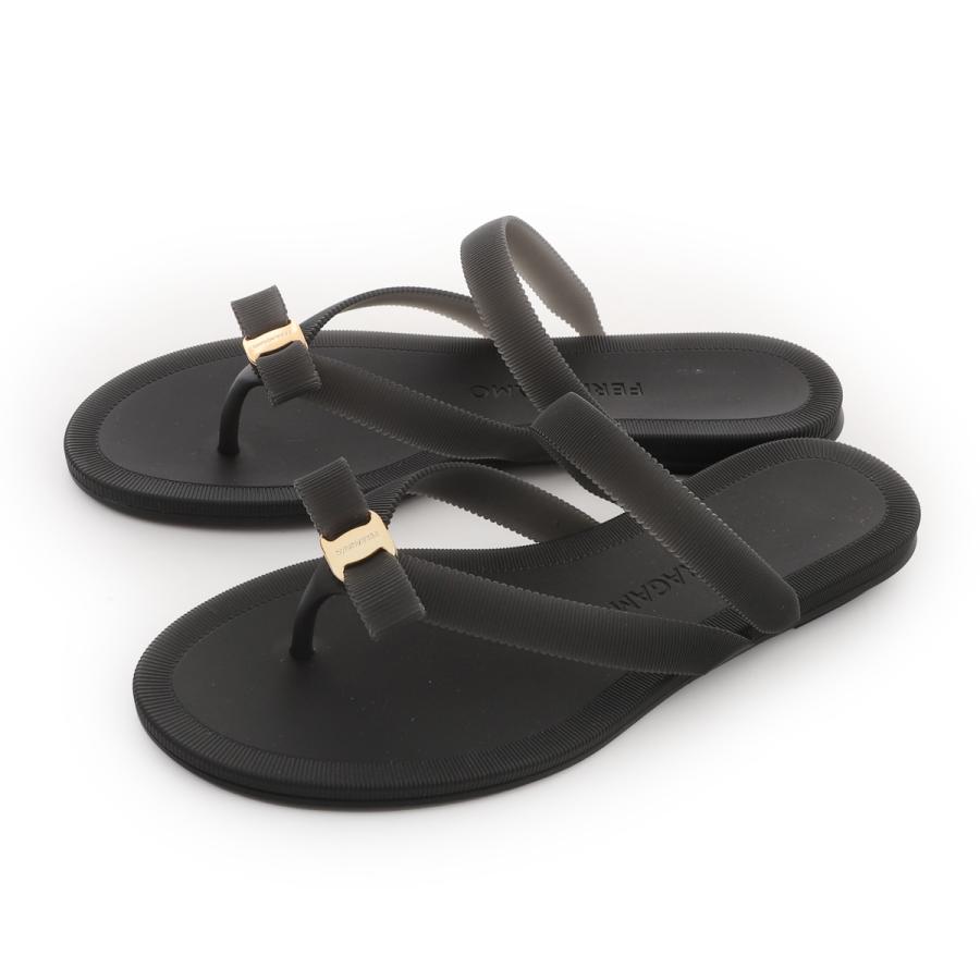 FERRAGAMO（フェラガモ） サンダル ヴァラ リボン ジェリーサンダル