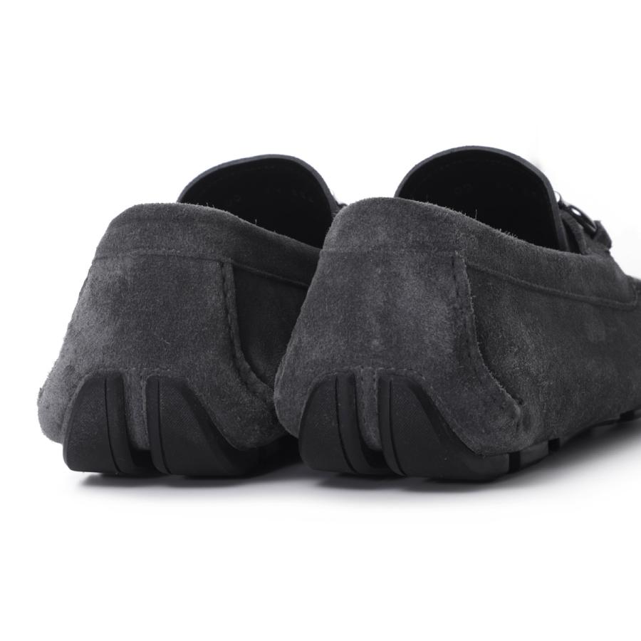 フェラガモ FERRAGAMO ドライビングシューズ PARIGI NEW パリージ 大きいサイズあり グレー メンズ parigi-new-02c398-789633-strombolisand-neroの画像