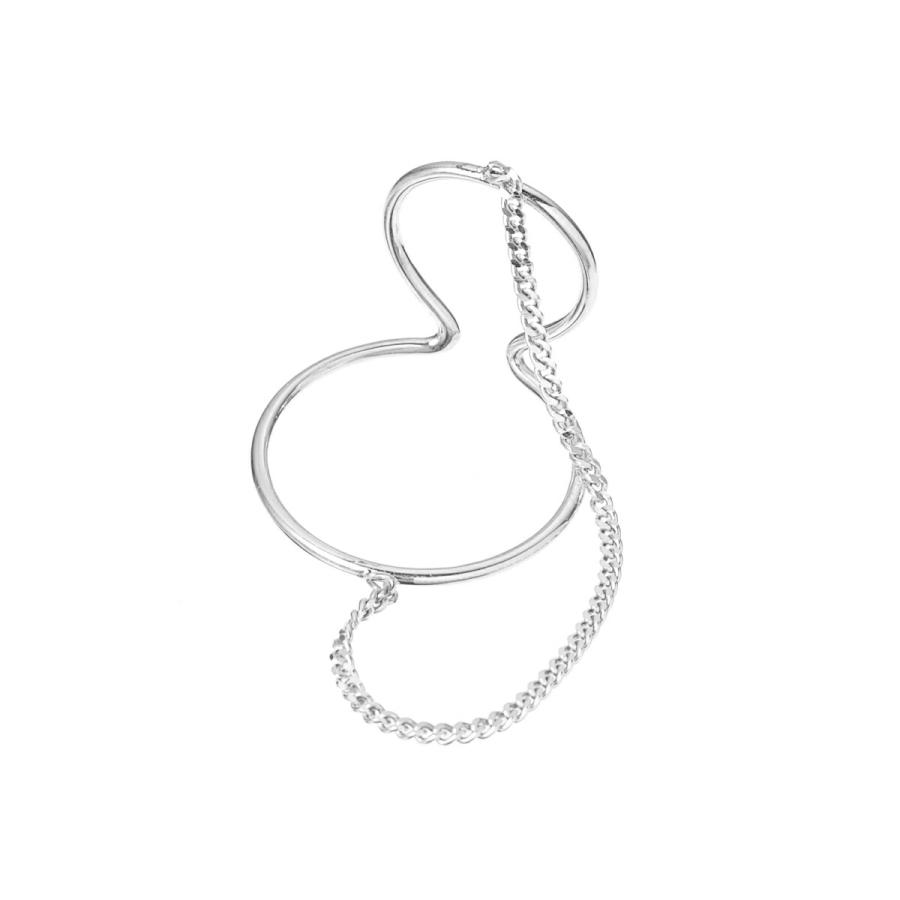 SASKIA DIEZ（サスキアディツ） イヤーカフ WIRE EARCUFF DOUBLE NO2
